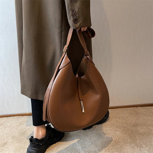 Women's Leather Tote Bag Large Capacity Shoulder Bags Purses Bolsas