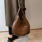 Women's Leather Tote Bag Large Capacity Shoulder Bags Purses Bolsas