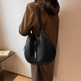 Women's Leather Tote Bag Large Capacity Shoulder Bags Purses Bolsas