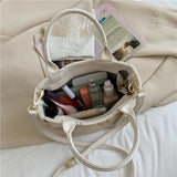 Women's Leather Woven Shoulder Bag Crossbody Bag