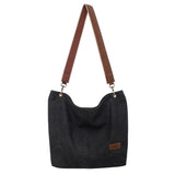 Women's Retro Canvas Shoulder Bags Large-capacity Handbags