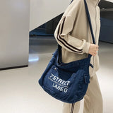 Women's Denim Shoulder Bag Large-capacity Handbag
