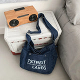 Women's Denim Shoulder Bag Large-capacity Handbag