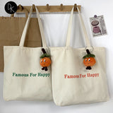 Women's Letter Print Eco Bag Casual Shoulder Bag Large Capacity Tote
