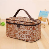 Women's Lettered Make-up Bag Travel Wash Bag