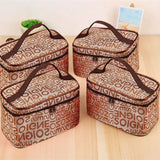 Women's Lettered Make-up Bag Travel Wash Bag