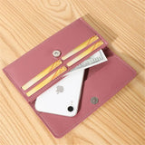 Women's Daisy Long Wallet PU Leather Large-capacity Purse