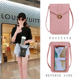 Women's Lock One-shoulder Messenger Bag Retro Student Buckle Small Wallet