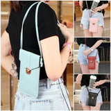 Women's Lock One-shoulder Messenger Bag Retro Student Buckle Small Wallet