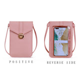 Women's Lock One-shoulder Messenger Bag Retro Student Buckle Small Wallet