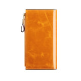 Women's Long Leather Clutch Purse Wallet