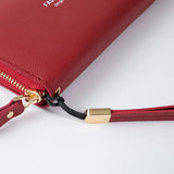 Women's Long Wallet Large Capacity Leaf Zipper Bag