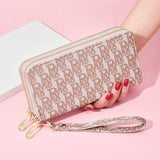Women's Long Wallet Mobile Phone Purse Ladies Frosted Clutch Bag