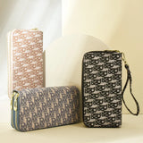 Women's Long Wallet Mobile Phone Purse Ladies Frosted Clutch Bag