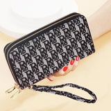 Women's Long Wallet Mobile Phone Purse Ladies Frosted Clutch Bag