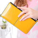Women's Long Wallet Zipper Coin Purses Large Capacity Clutch Money Bag