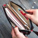 Women's Long Wallet Zipper Coin Purses Large Capacity Clutch Money Bag