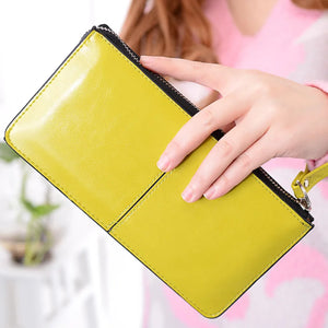 Women's Long Wallet Zipper Coin Purses Large Capacity Clutch Money Bag