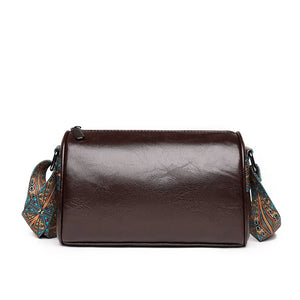 Famous Shoulder Bag Lock Chain Wide Straps Crossbody