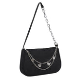 Women's Retro Shoulder Bag Nylon Female Shopping Purse