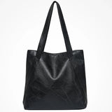Women's Shoulder Bag Large Capacity Soft Pu Leather High Brown Casual Tote Bag
