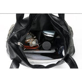 Women's Shoulder Bag Large Capacity Soft Pu Leather High Brown Casual Tote Bag
