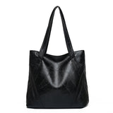 Women's Retro Soft Leather Shoulder Bag High Capacity Tote Bag