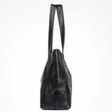 Women's Shoulder Bag Large Capacity Soft Pu Leather High Brown Casual Tote Bag