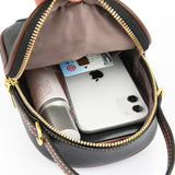 Women's Soft Leather Crossbody Bag Handbag Multifunction Messenger Bag