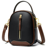 Women's Soft Leather Crossbody Bag Handbag Multifunction Messenger Bag