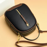 Women's Soft Leather Crossbody Bag Handbag Multifunction Messenger Bag