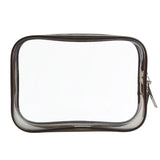 Women's Clear PVC Makeup Bag Travel Case Zipper Cosmetic Organizer Box
