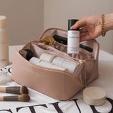 Large Women's Makeup Bag Organizer with Mirror