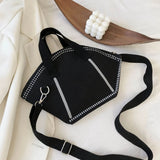 Women's Unique Shoulder Bags Black/S