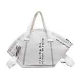 Women's Mask Style Handbag Ladies Shopper Bag Black S/L