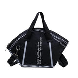 Women's Mask Style Handbag Ladies Shopper Bag Black S/L
