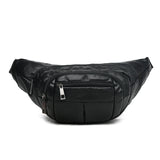 Women's Men's Chest Bag Pu Messenger Bag Shoulder Bag Large Capacity