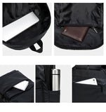 Waterproof Nylon Laptop Backpack Women Men School Bag