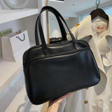 Women's Shoulder Crossbody PU Leather Travel Handbag with Big Pockets