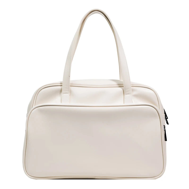Women's Shoulder Crossbody PU Leather Travel Handbag with Big Pockets