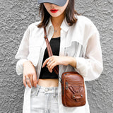 Women's Messenger Bag Texture Shoulder Bag Soft Leather European American Style