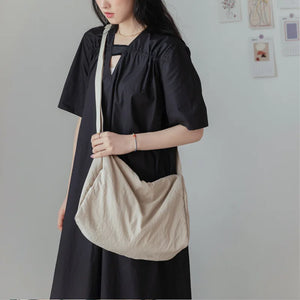 Women's Messenger Bag Solid Girl Shoulder Pouch School Bags