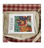 Women's Messenger Bag Solid Girl Shoulder Pouch School Bags