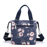 Women's Messenger Bags Waterproof Shoulder Bags Flower Printing