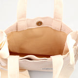Women's Canvas Messenger Bag Casual Student Shoulder Solid Bag