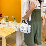 Canvas Envelope Bag Sweet Cartoon Student Shoulder Bag