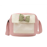 Women's Canvas Envelope Messenger Bag Sweet Cartoon Shoulder Diagonal Bag