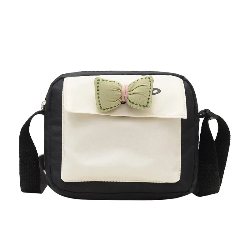 Women's Canvas Envelope Messenger Bag Sweet Cartoon Shoulder Diagonal Bag