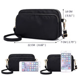 Women's Messenger Bags Nylon Handbag Travel Casual Clutch Shoulder Bag