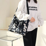 Women's Nylon Messenger Bag Travel Crossbody Tote